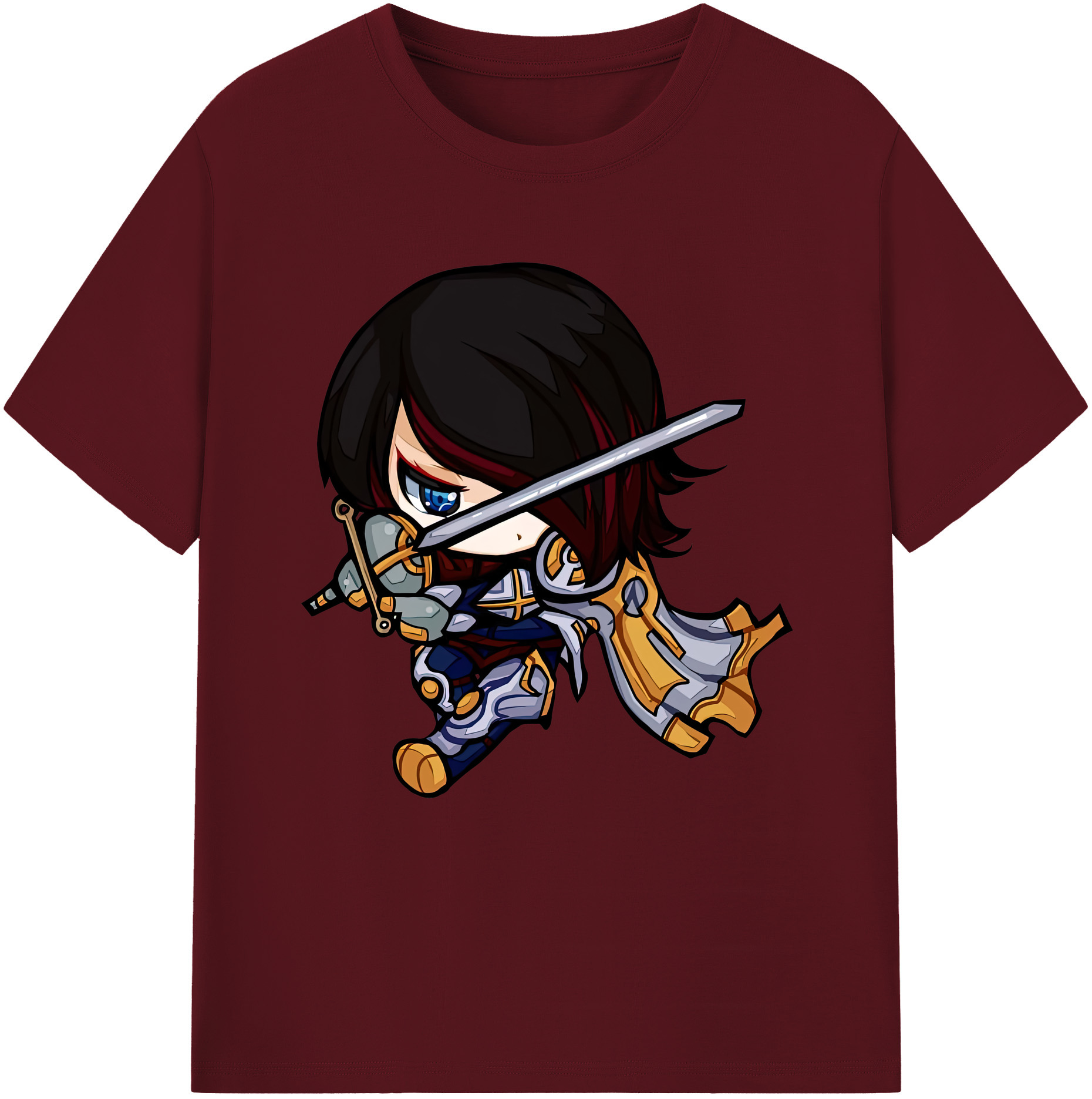 リーグ・オブ・レジェンド League of Legends LOL 綿100％半袖Tシャツ（フロントプリント）